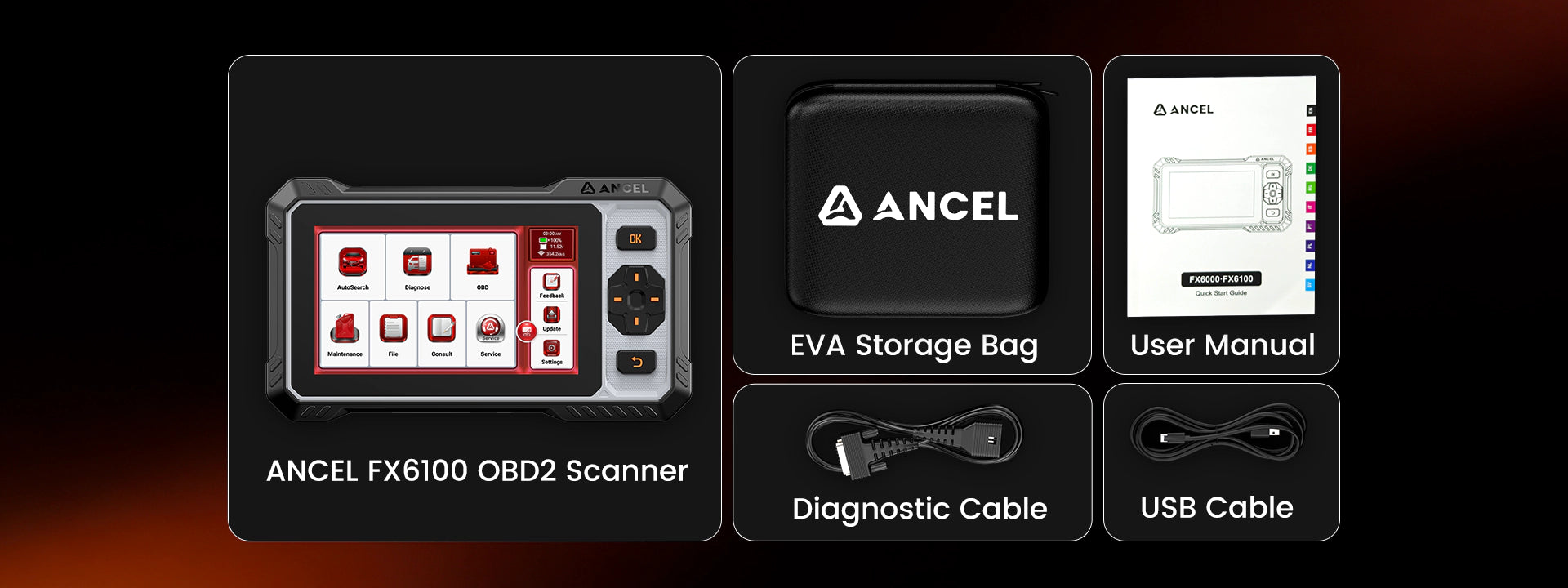 Ancel FX6100 resmi ürün özet banner görseli
