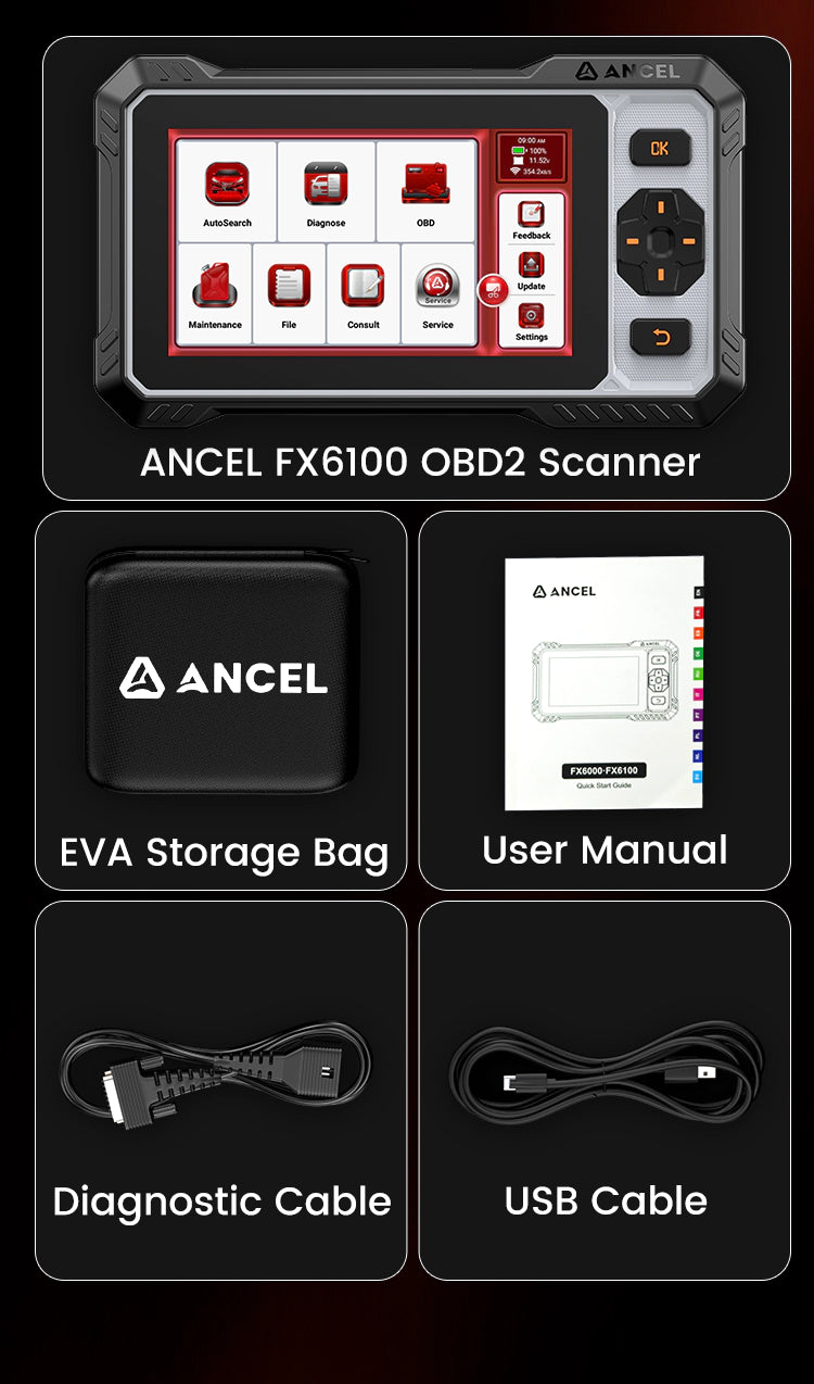 Ancel FX6100 ürün paketi ve teslimat görseli