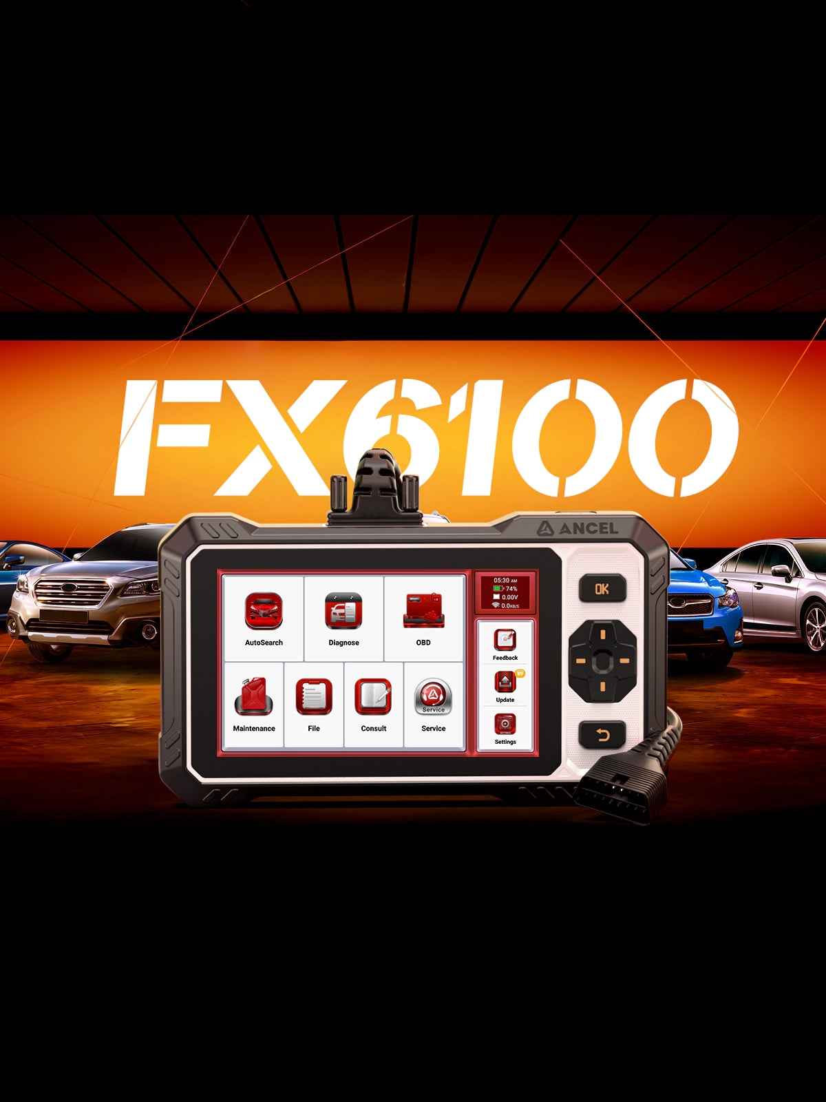 Ancel FX6100 mobil tanıtım banner görseli