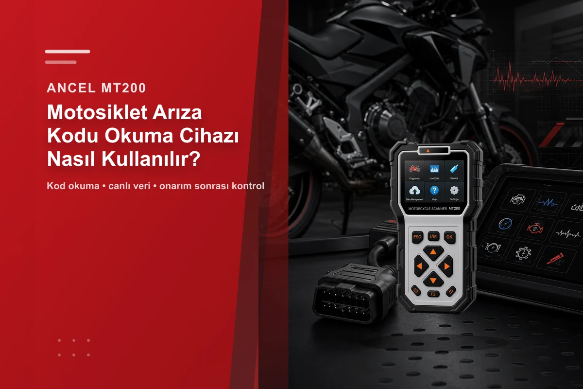 Motosiklet Arıza Kodu Okuma Cihazı Nasıl Kullanılır?